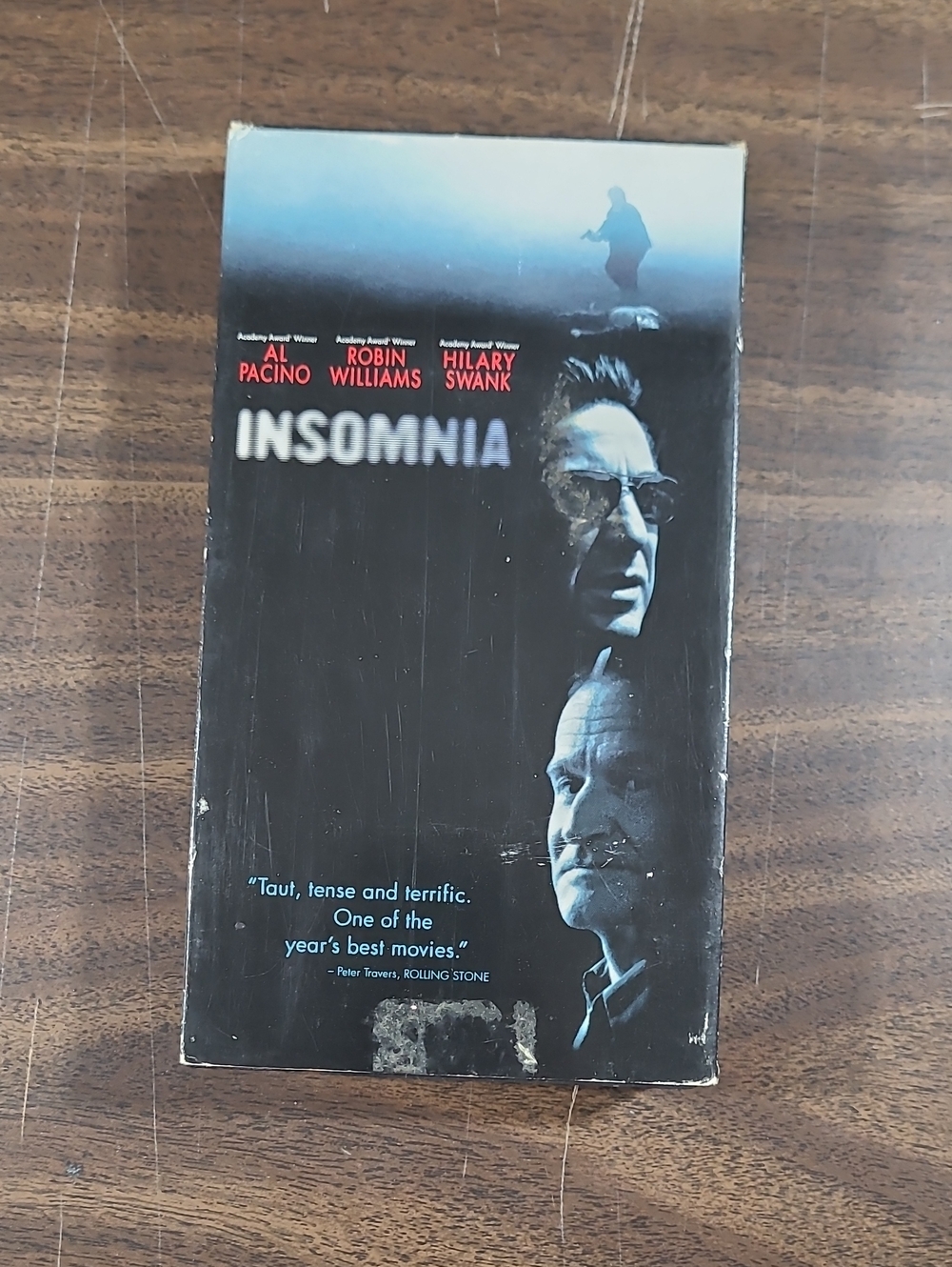 Insomnia (Black) Movie VHS - Al Pacino, Robin Williams, Hilary Swank